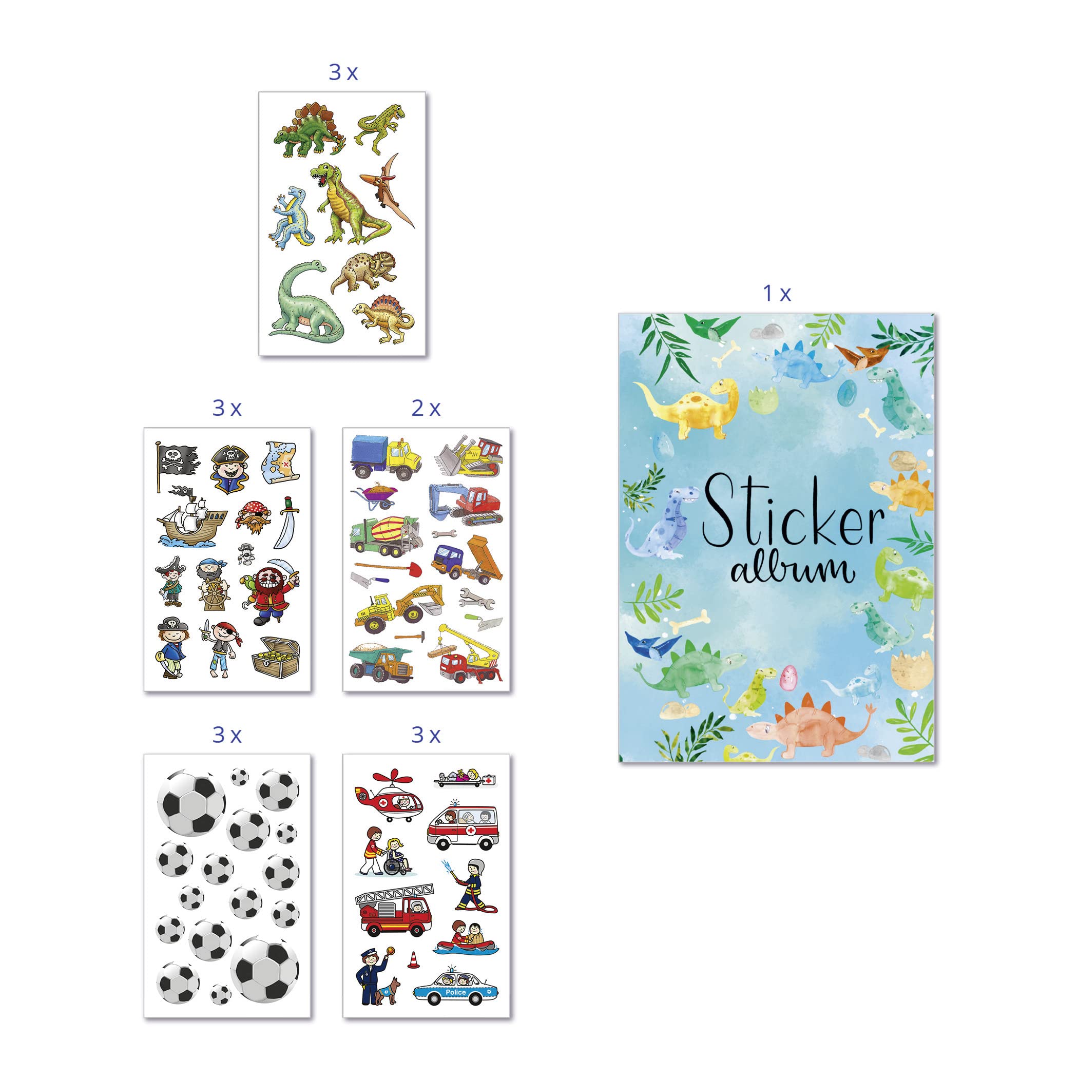 avery-zweckform-59986-z-design-kinder-sticker-jungen-160-stk-album image 2