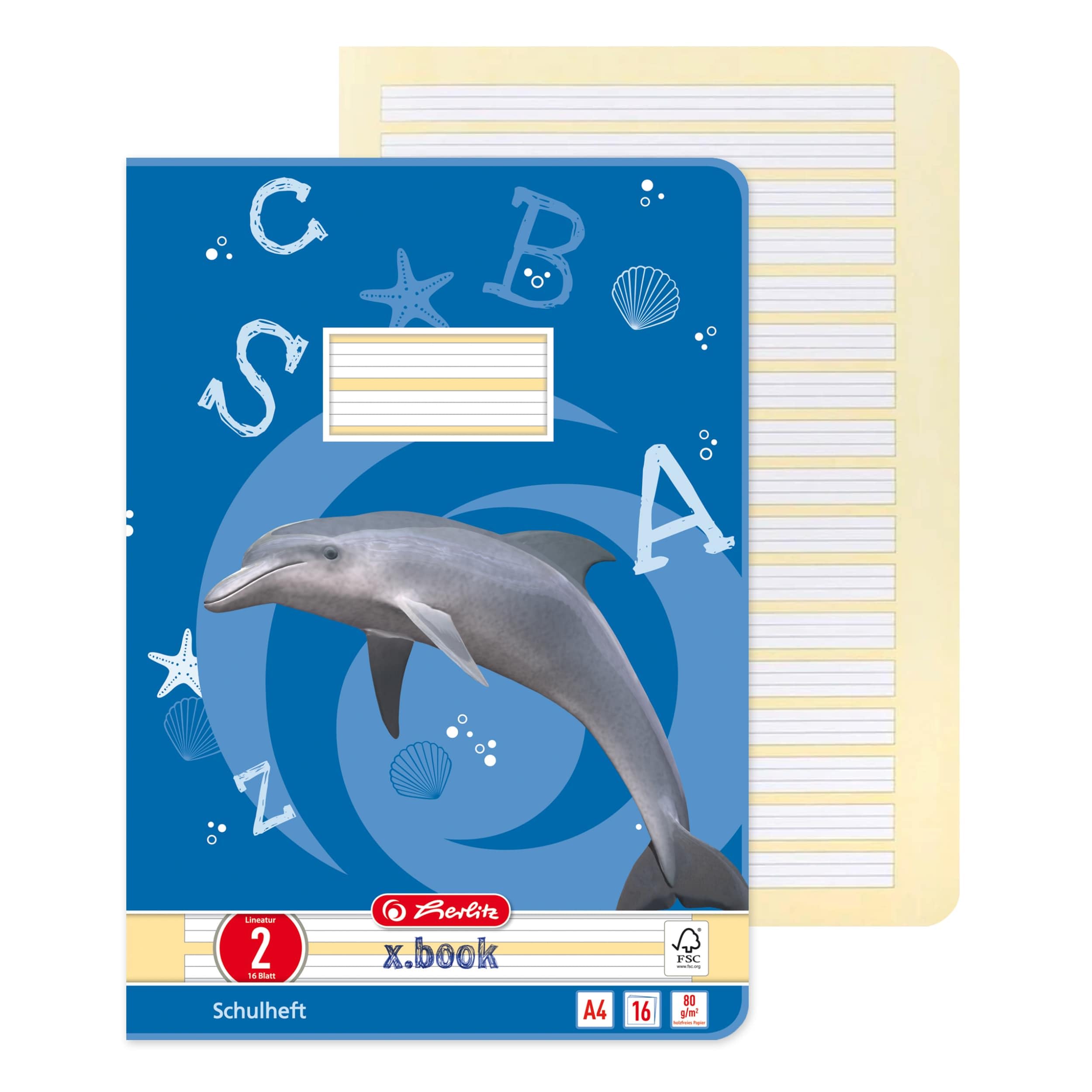 herlitz-schulheft-a4-lineatur-2-f-r-2-klasse-16-blatt-10-st-ck image 3