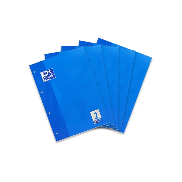 oxford-arbeitsbl-tter-block-a4-liniert-lineatur-2-50-blatt-blau-5er-pack image 1