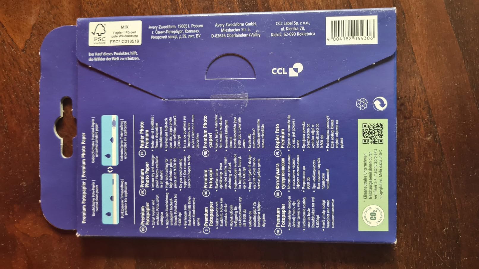 Sehr gutes Papier für Inkjet