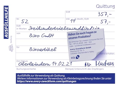 avery-zweckform-1255-quittungsblock-a6-quer-100-blatt-mit-mwst image 6