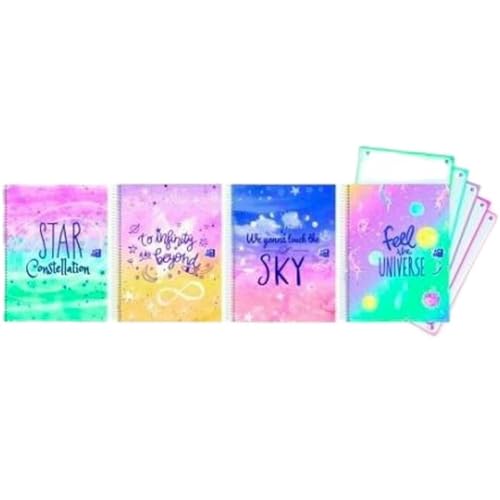 oxford-europeanbook-5-galactic-pastell-notizbuch-a4-5er-pack image 2