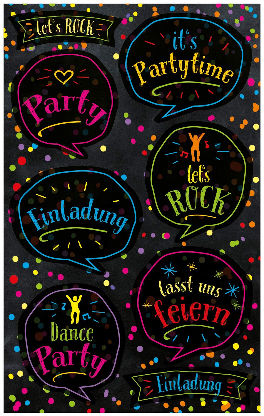 avery-zweckform-z-design-57083-deko-sticker-party-16-aufkleber-in-trendfarben image 1