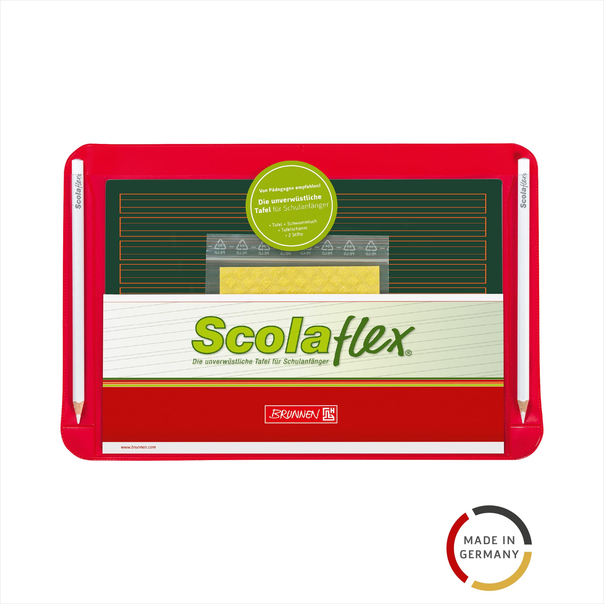 brunnen-scolaflex-schreibtafel-set-l1-265-x-180-mm image 2