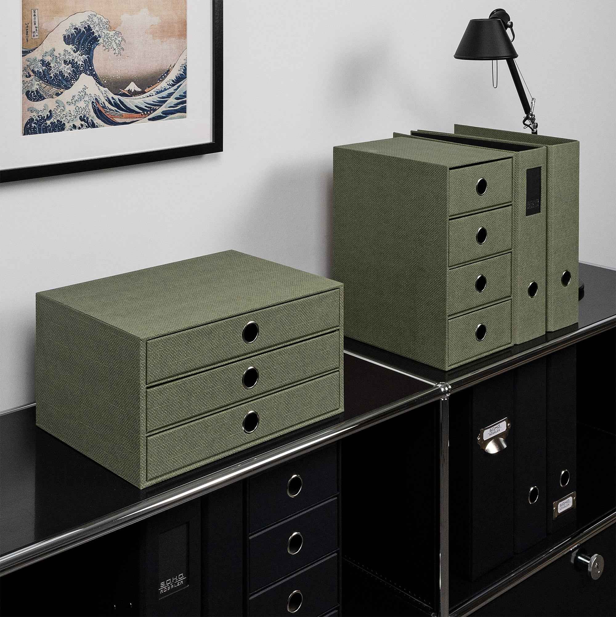 r-ssler-s-o-h-o-schubladenbox-a4-querformat-3-f-cher-sage-gr-n image 8