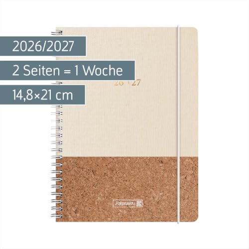 brunnen-sch-lerkalender-2026-2027-naturality-a5-wochenkalender-textil image 8