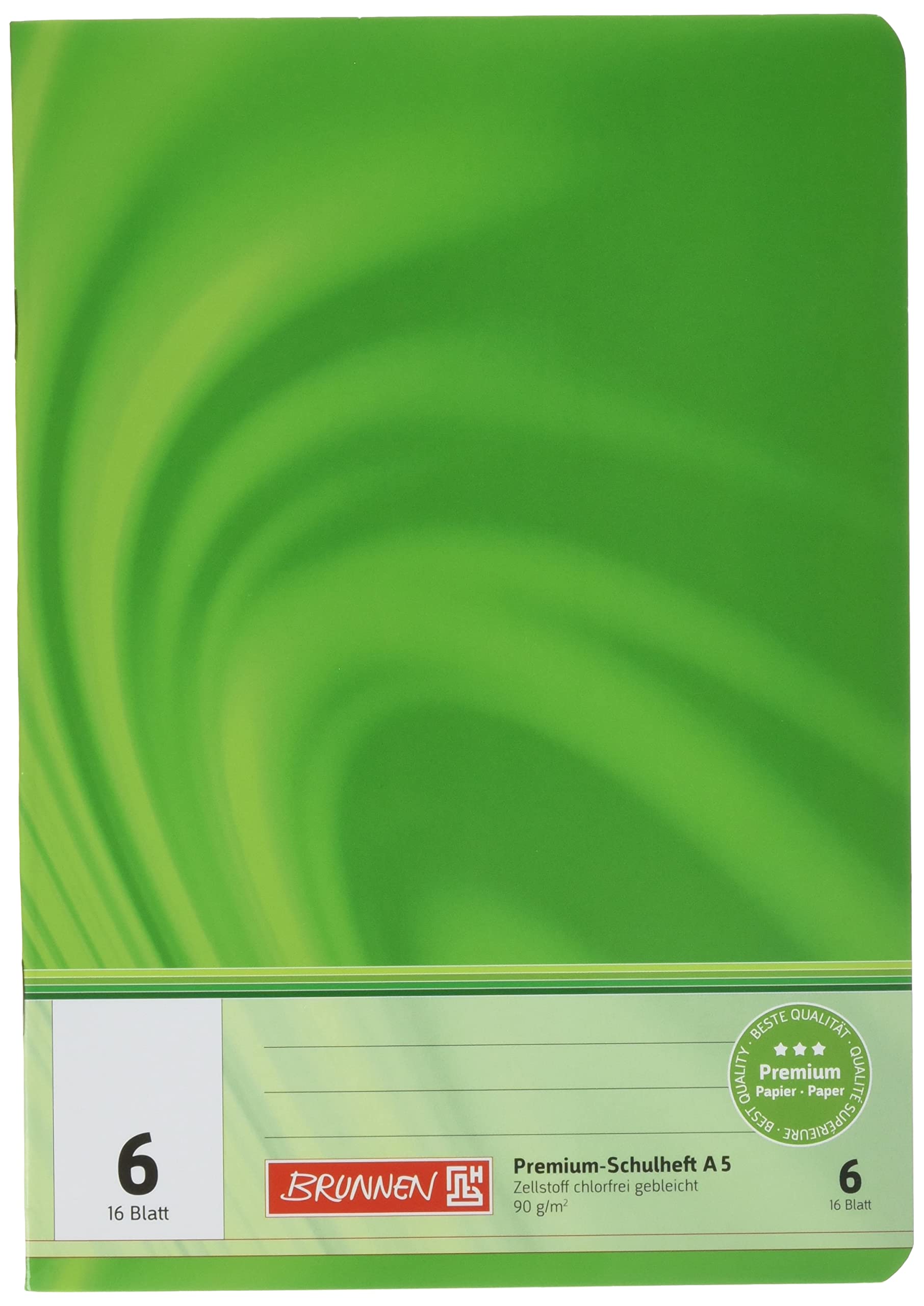 brunnen-vivendi-schulheft-a5-blanko-16-blatt-mit-linienblatt image 1