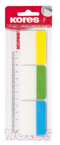 kores-pagemarker-auf-lineal-haftmarker-37-x-50-mm-30-blatt-gelb-gr-n-blau image 3