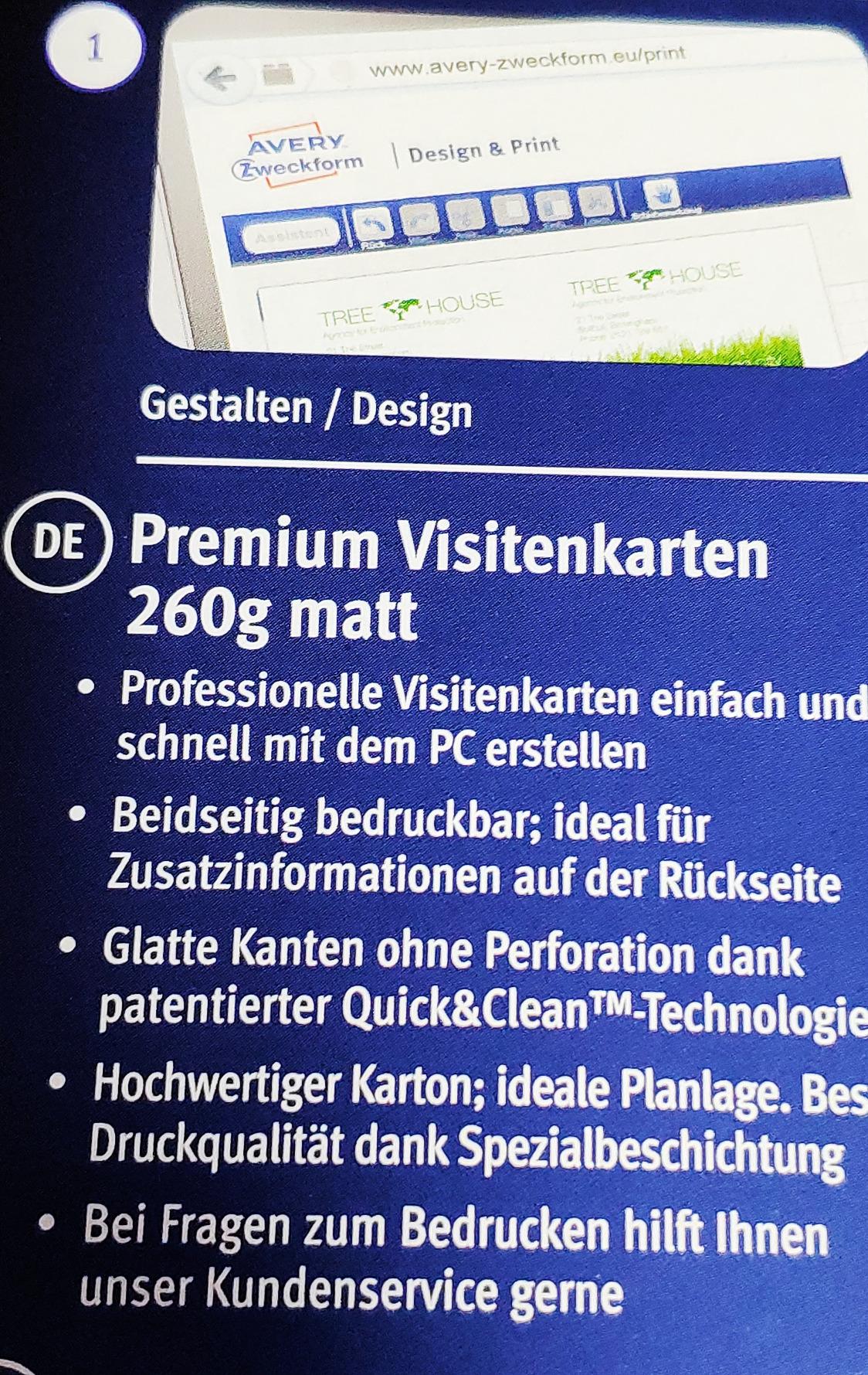 Glänzend schöne Karten