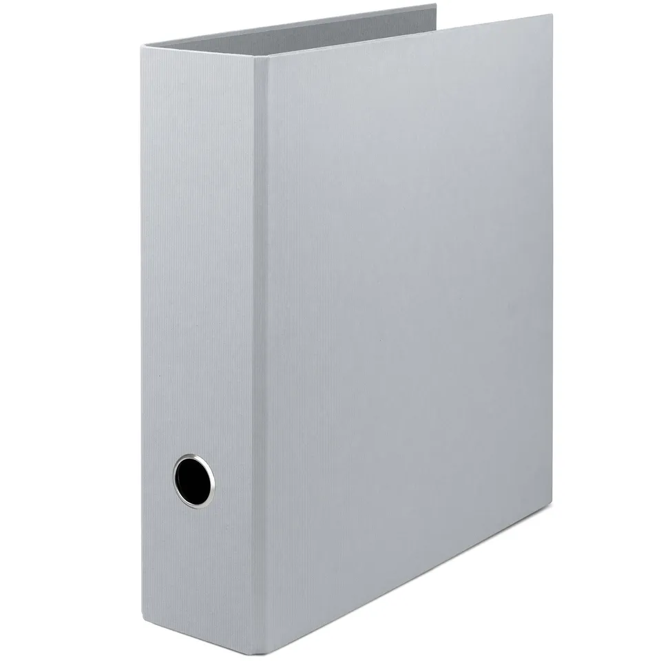 r-ssler-s-o-h-o-ordner-breit-a4-8-5-cm-mit-rippenpr-gung-stone-grau image 1