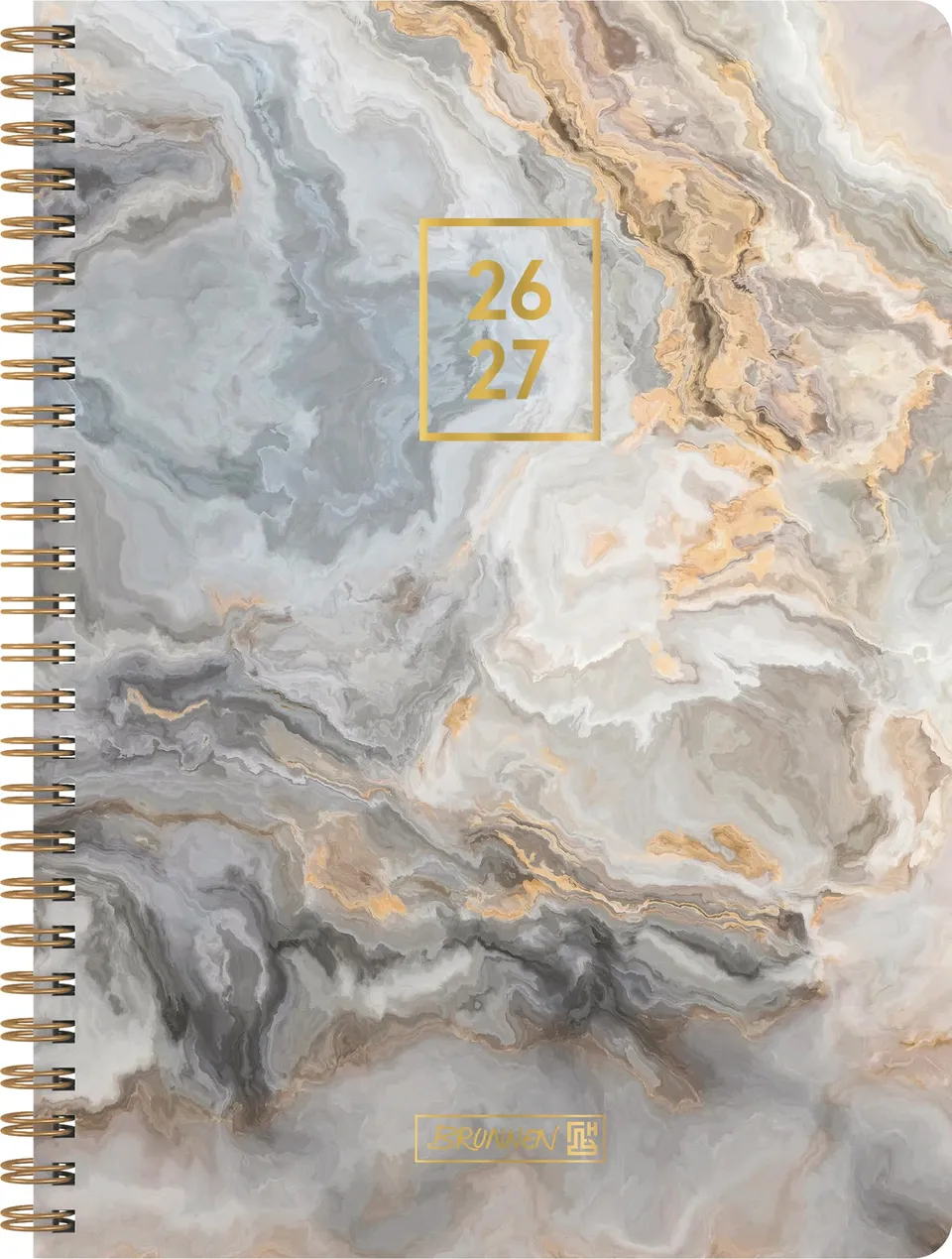 brunnen-sch-lerkalender-style-2026-2027-pastel-marble-a5-2-seiten-1-woche image 1