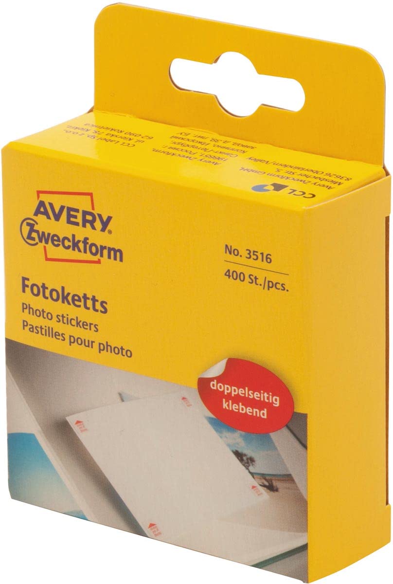avery-zweckform-3516-fotokleber-12x12mm-doppelseitig-400-st-ck-im-spender-wei image 1