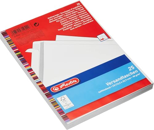 herlitz-versandtasche-c5-haftklebend-wei-ohne-fenster-25-st-ck image 7