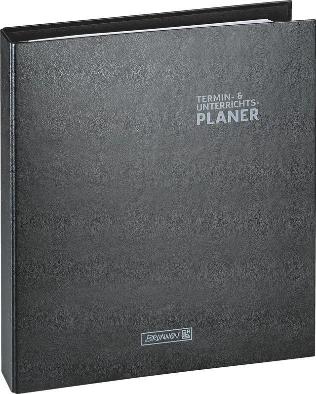 brunnen-ringbuch-kalender-mit-einlage-2026-2027-a4-hardcover-schwarz-2-seiten-1- image 1
