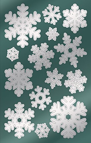 avery-zweckform-52813-z-design-weihnachtssticker-schneeflocken-silber-28-aufkleb image 4