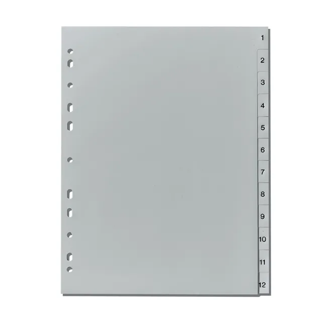 herlitz-register-a4-1-12-kunststoff-grau-eurolochung image 1