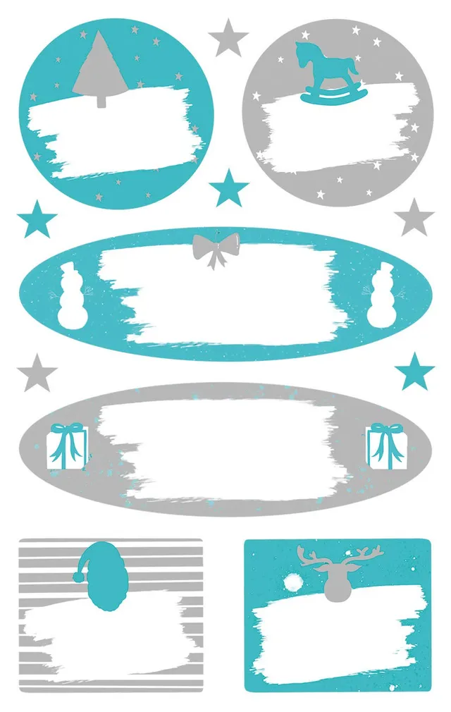 avery-zweckform-z-design-52294-weihnachtsaufkleber-geschenk-12-st-ck image 1