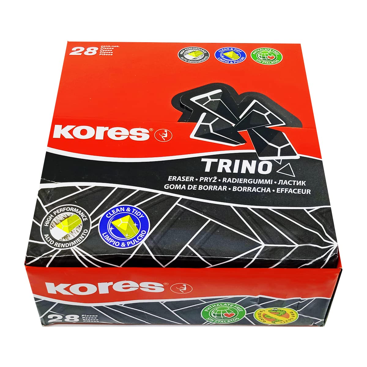 kores-trino-dreieckiger-pvc-radiergummi-schwarz-60-x-20-x-18-mm-28-st-ck image 2
