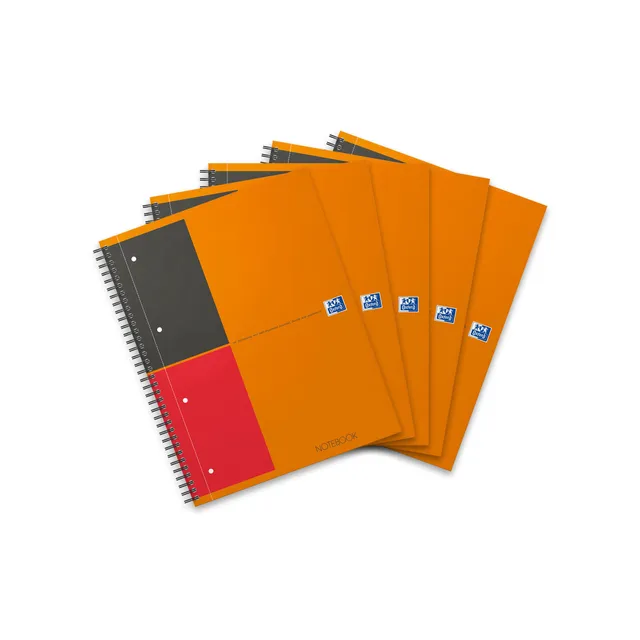 oxford-notebook-international-a4-liniert-160-seiten-5-st-ck image 1