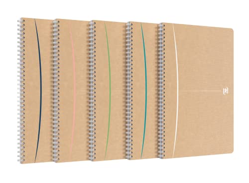 oxford-touareg-spiral-notizbuch-a4-kariert-90-blatt-5er-pack-recycling image 7
