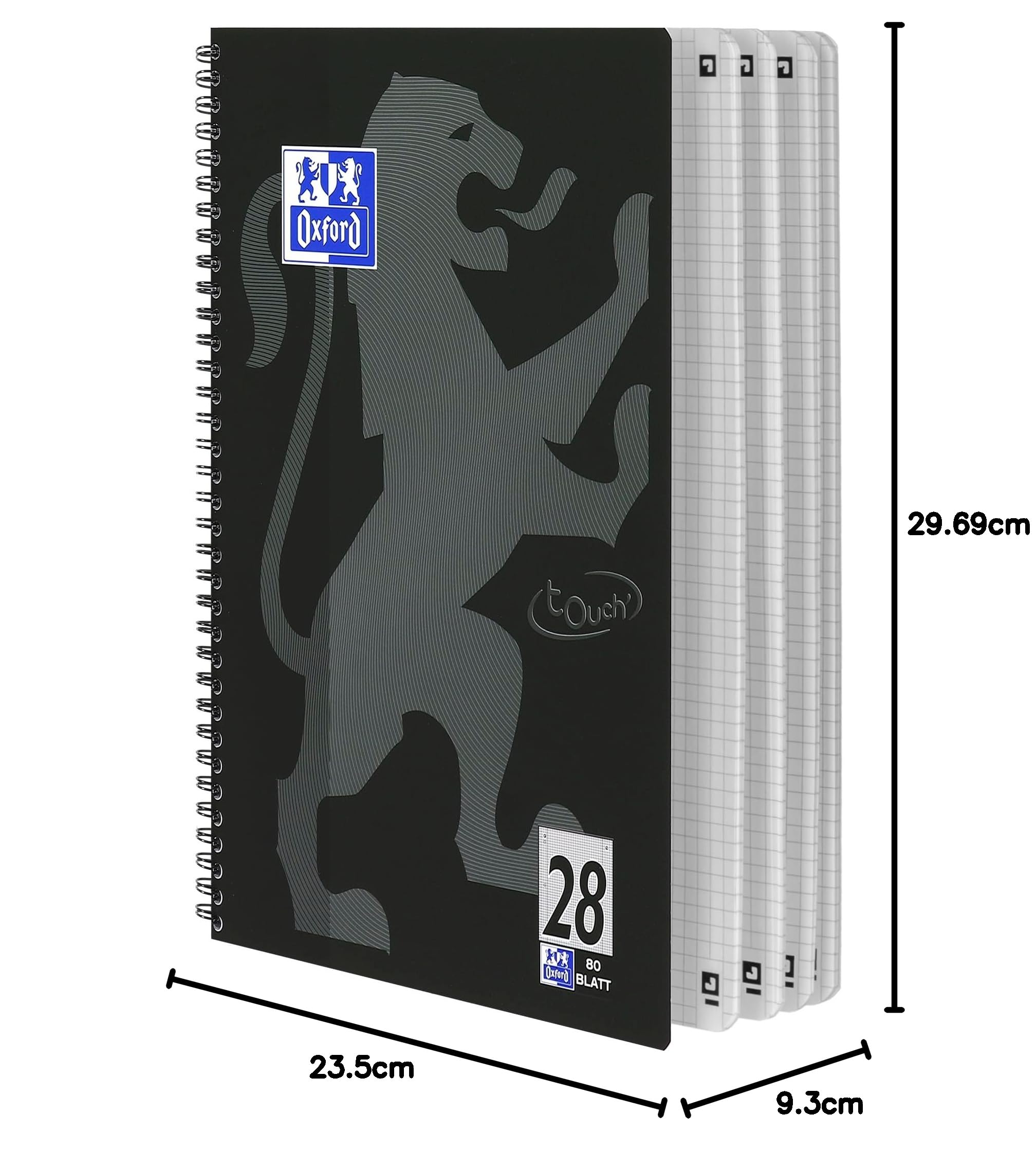 oxford-touch-collegeblock-a4-kariert-doppelrand-lineatur-28-schwarz-80-blatt-10- image 8