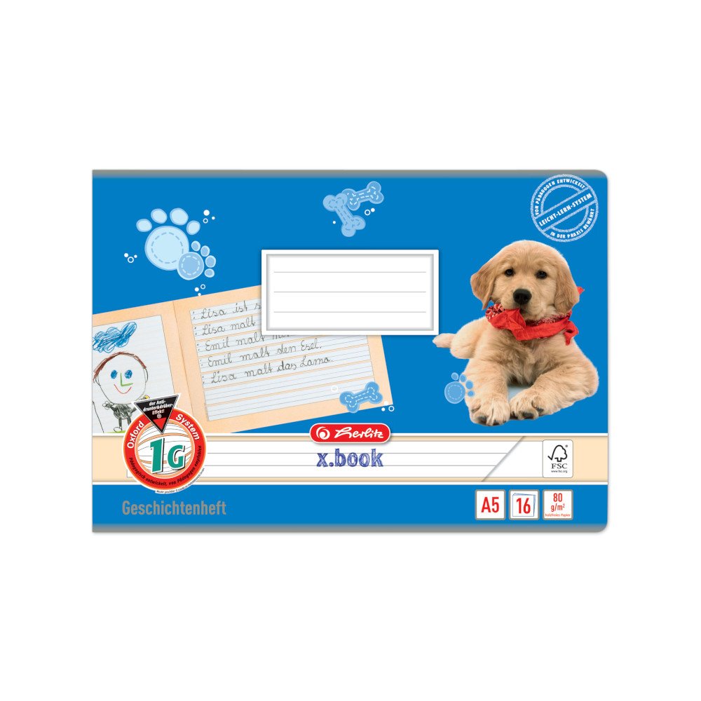herlitz-x-book-geschichtenheft-a5-lineatur-2g-2-klasse-16-blatt-im-10er-pack image 2