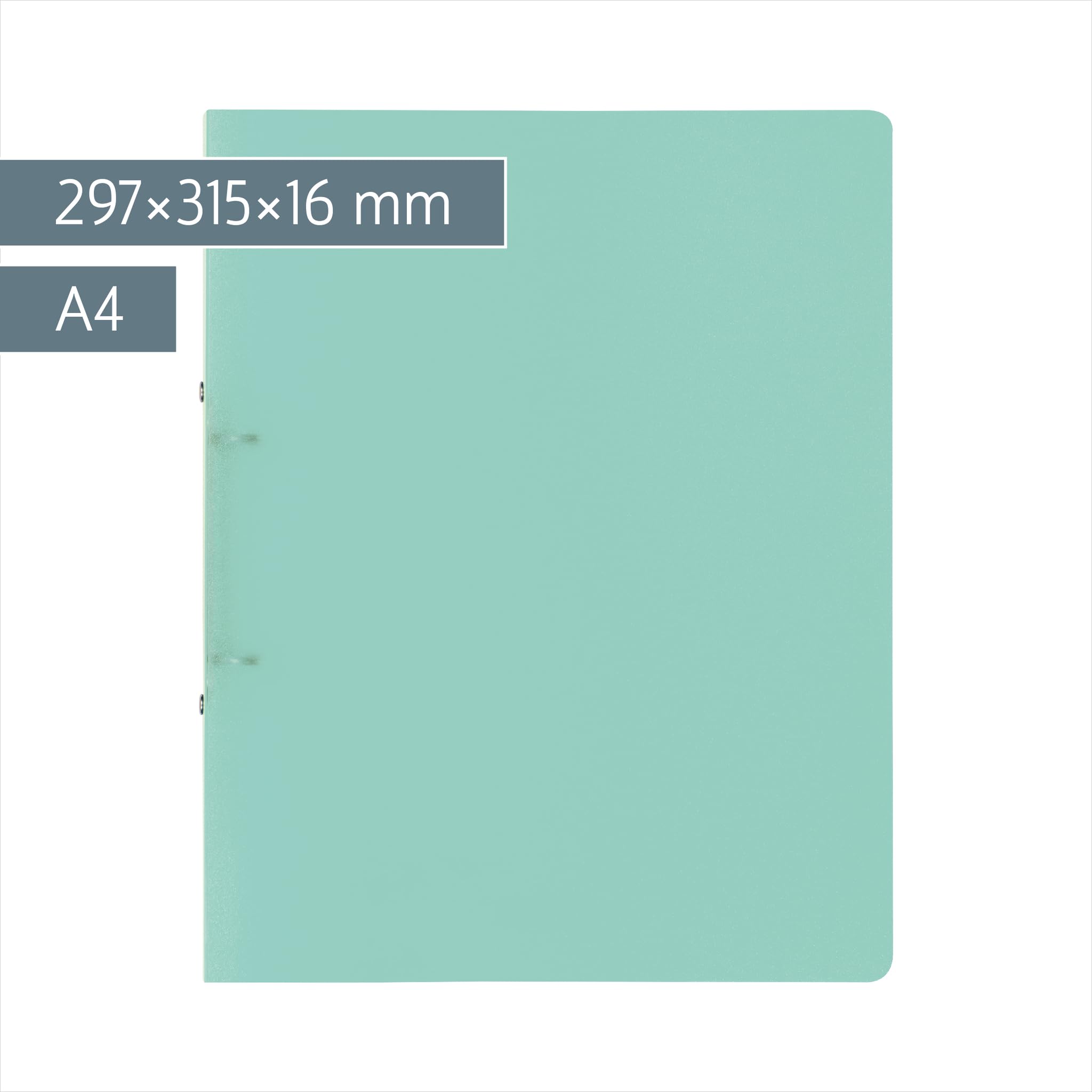brunnen-fact-pp-ringbuch-a4-mint-2-ringe-16-mm image 2