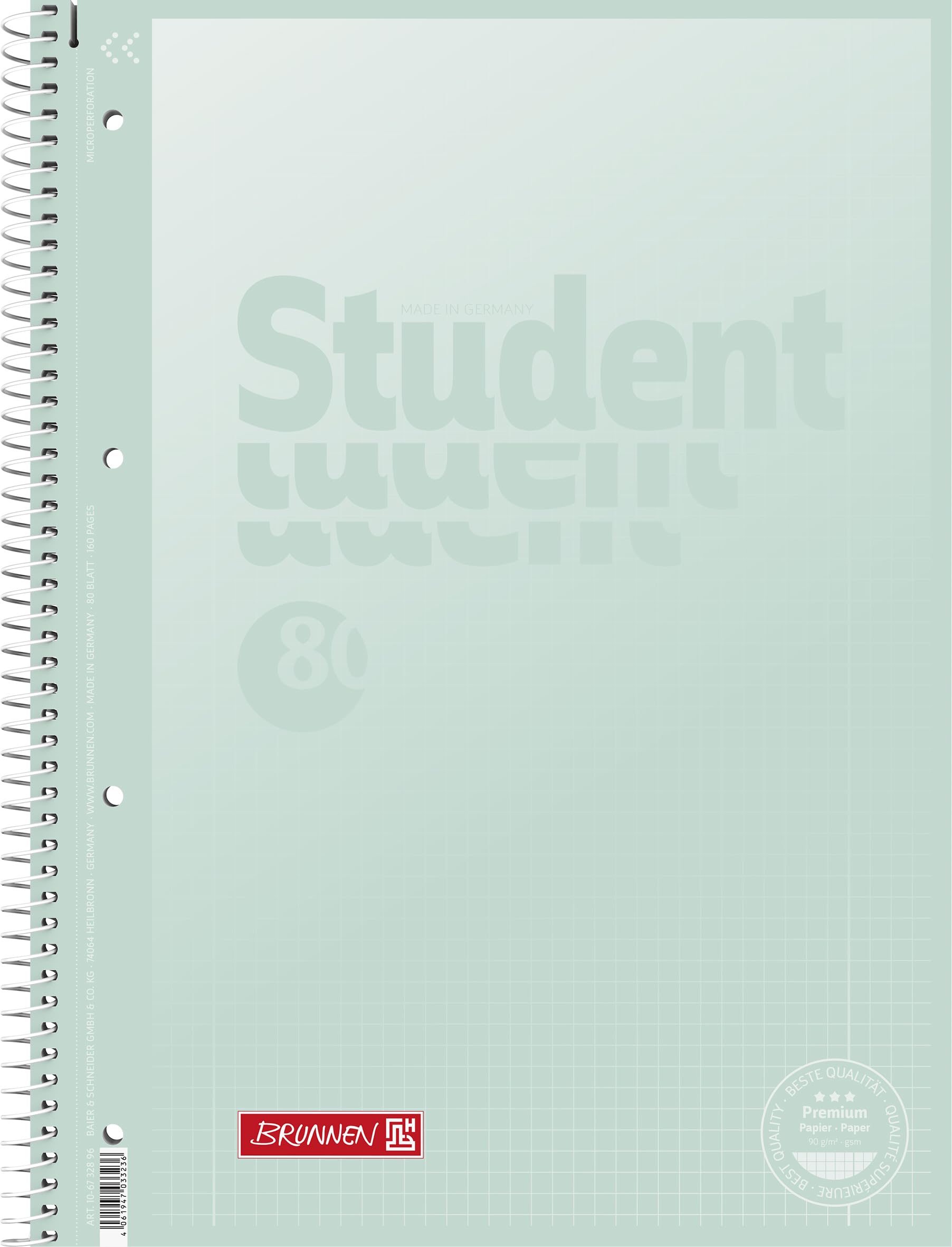 brunnen-collegeblock-premium-student-pastell-a4 image 4