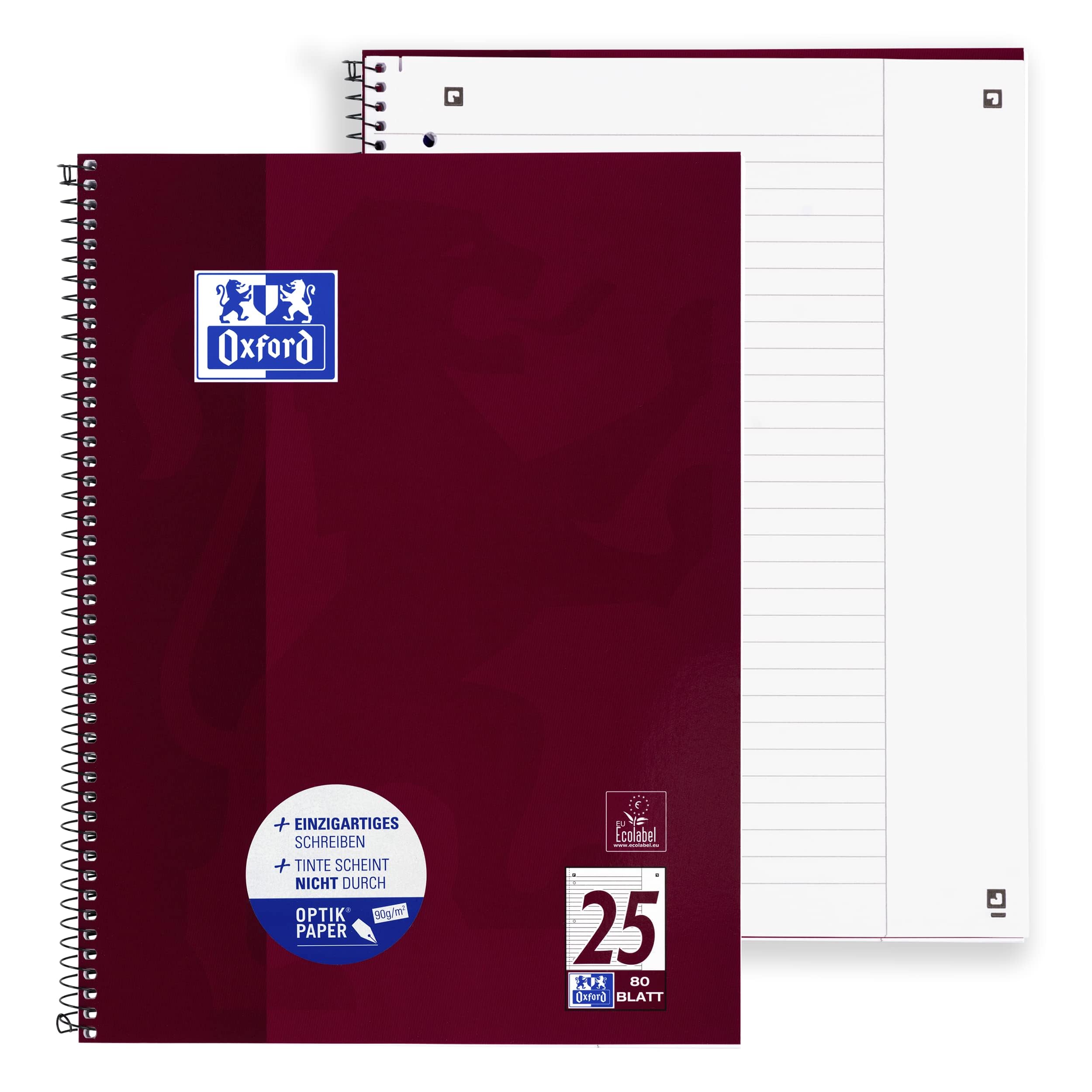 oxford-collegeblock-a4-lineatur-25-80-blatt-violett-5er-pack image 2