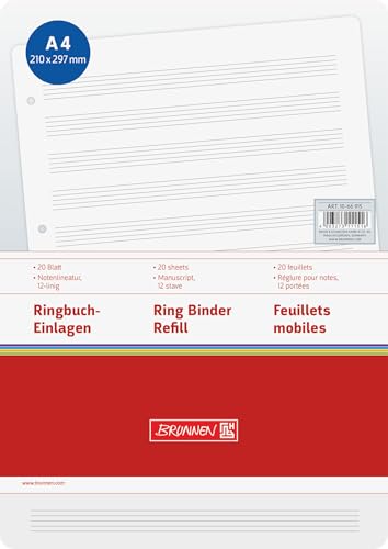brunnen-ringbuch-einlage-noten-a4-12-linig-20-blatt-100-g-m-wei image 7