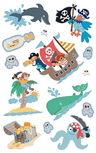 avery-zweckform-56067-z-design-kinder-sticker-pirat-glitzerfolie-14-aufkleber image 7