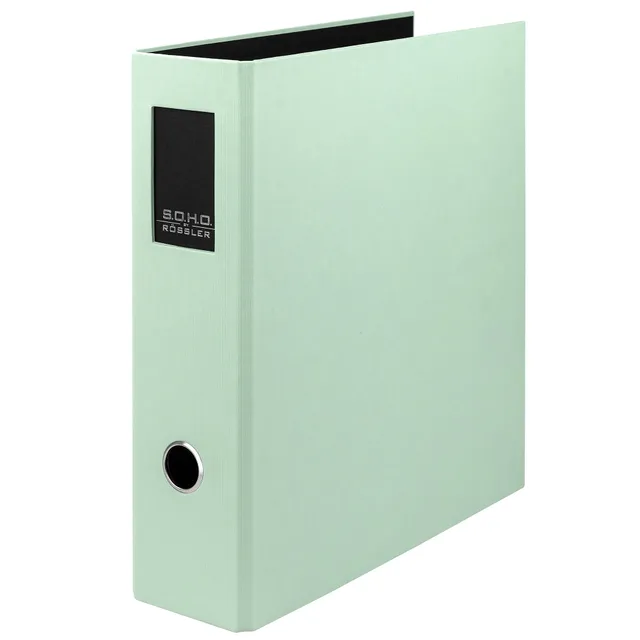 r-ssler-s-o-h-o-ordner-breit-a4-8-5-cm-mit-r-ckenschild-mint image 1
