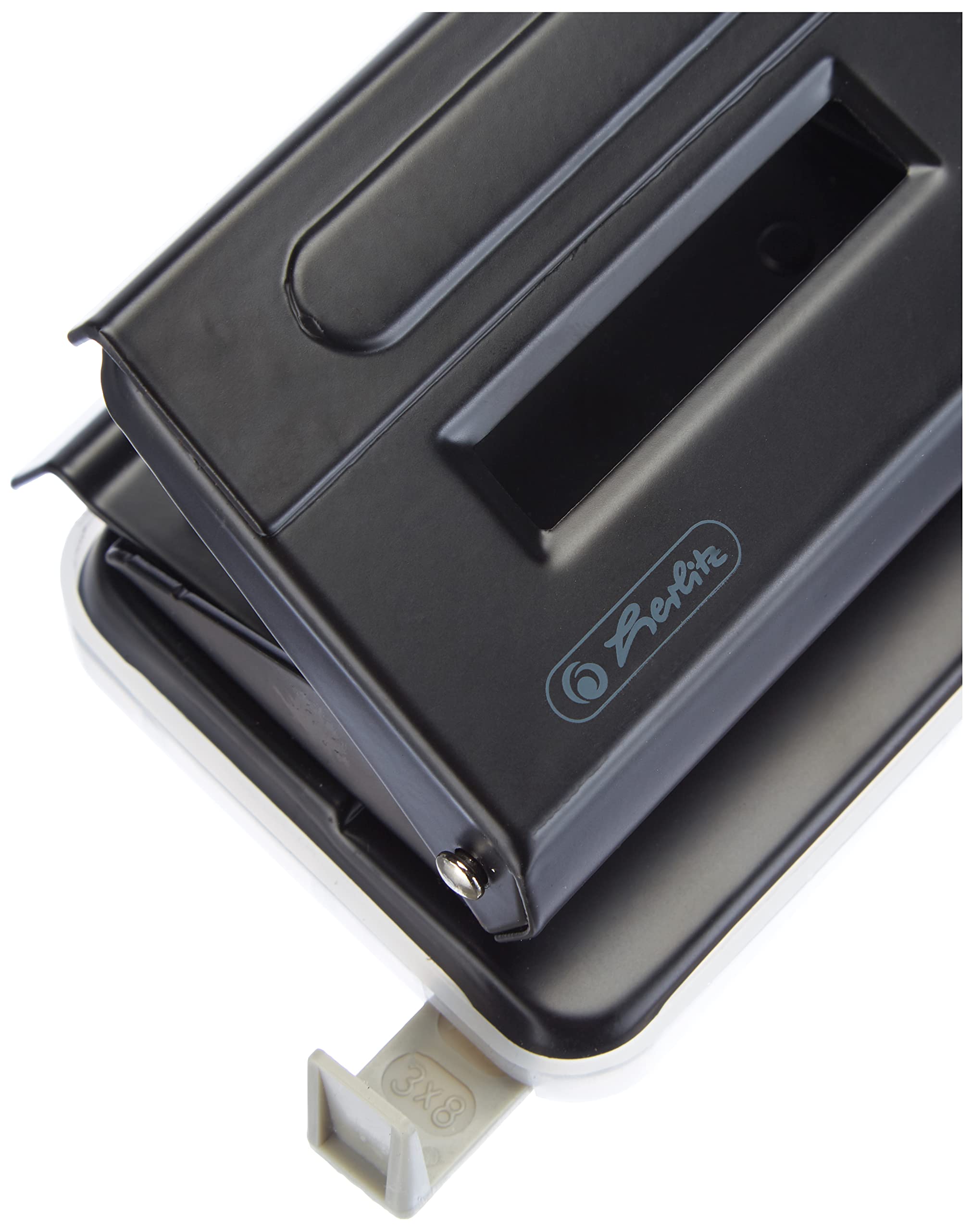 herlitz-doppel-locher-1-5-schwarz-aus-metall-mit-anschlagschiene image 4