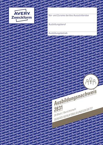 avery-zweckform-2831-ausbildungsnachweis-a4-heft-ihk-anerkannt-28-blatt image 7