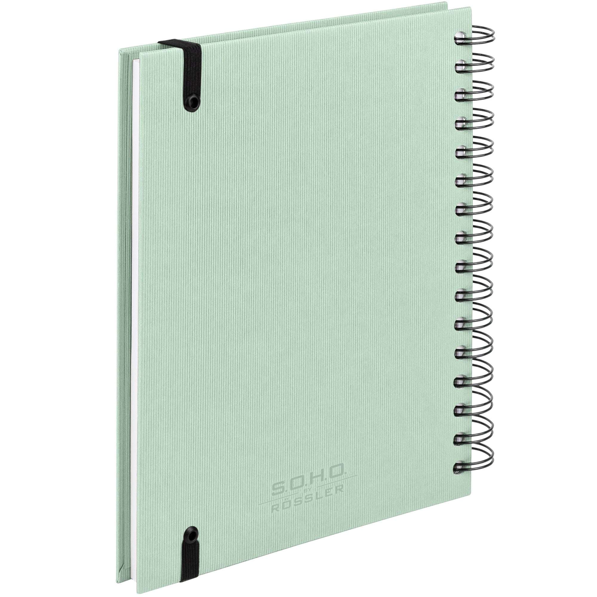 r-ssler-s-o-h-o-notizbuch-a5-hardcover-blanko-mit-gummizug-mint image 8