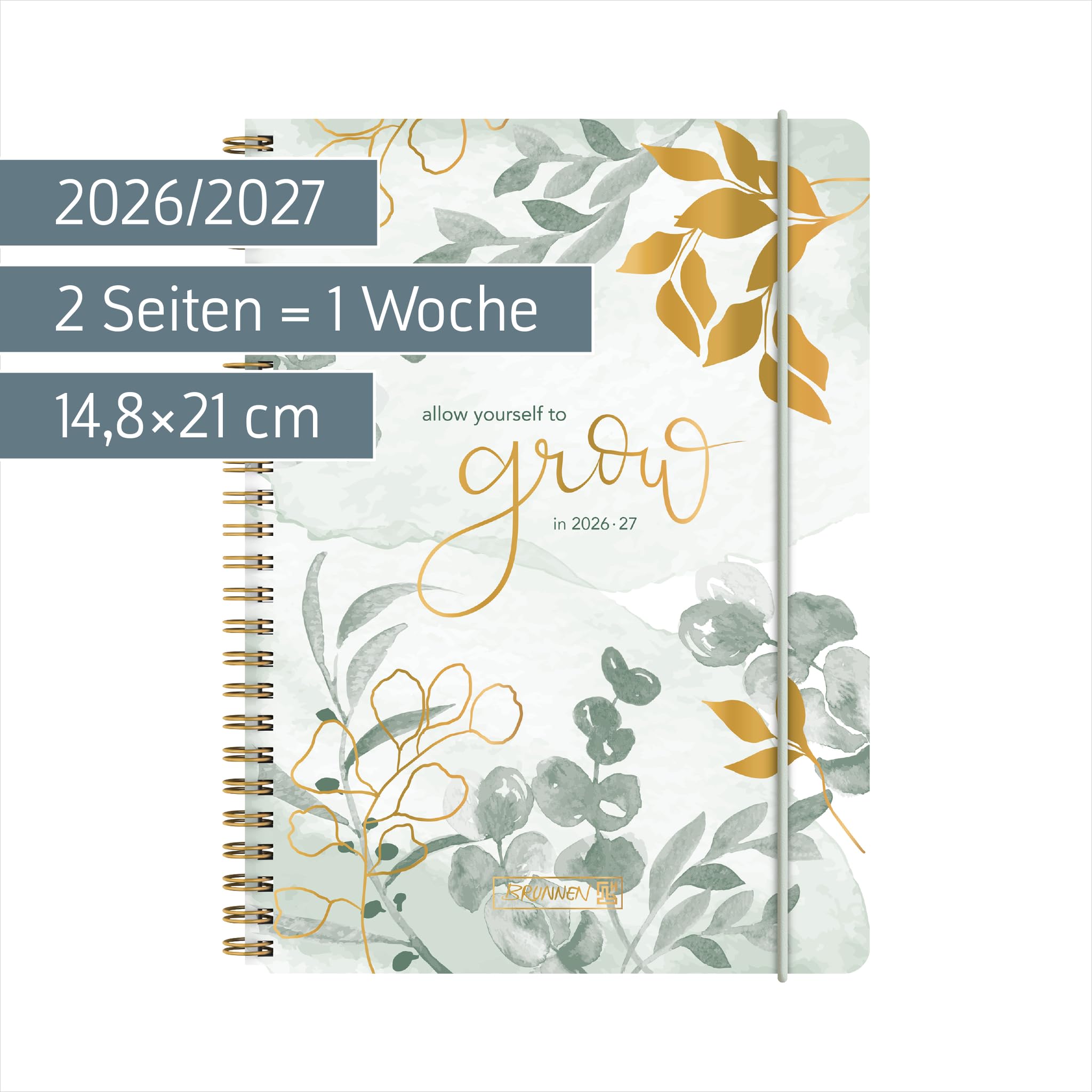 brunnen-sch-lerkalender-2026-2027-bloom-a5-sch-lerplaner-mehrfarbig-mit-folienve image 2