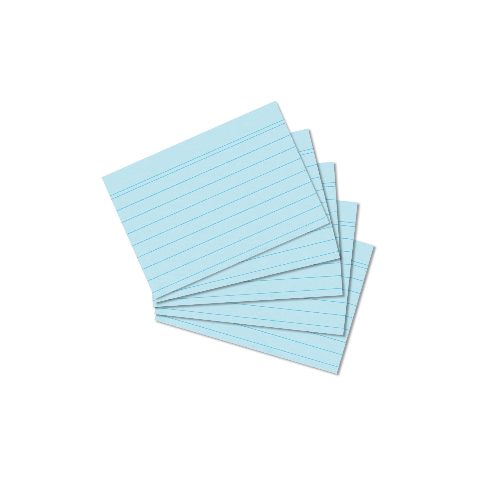 herlitz-karteikarten-a8-liniert-blau-100-st-ck image 1
