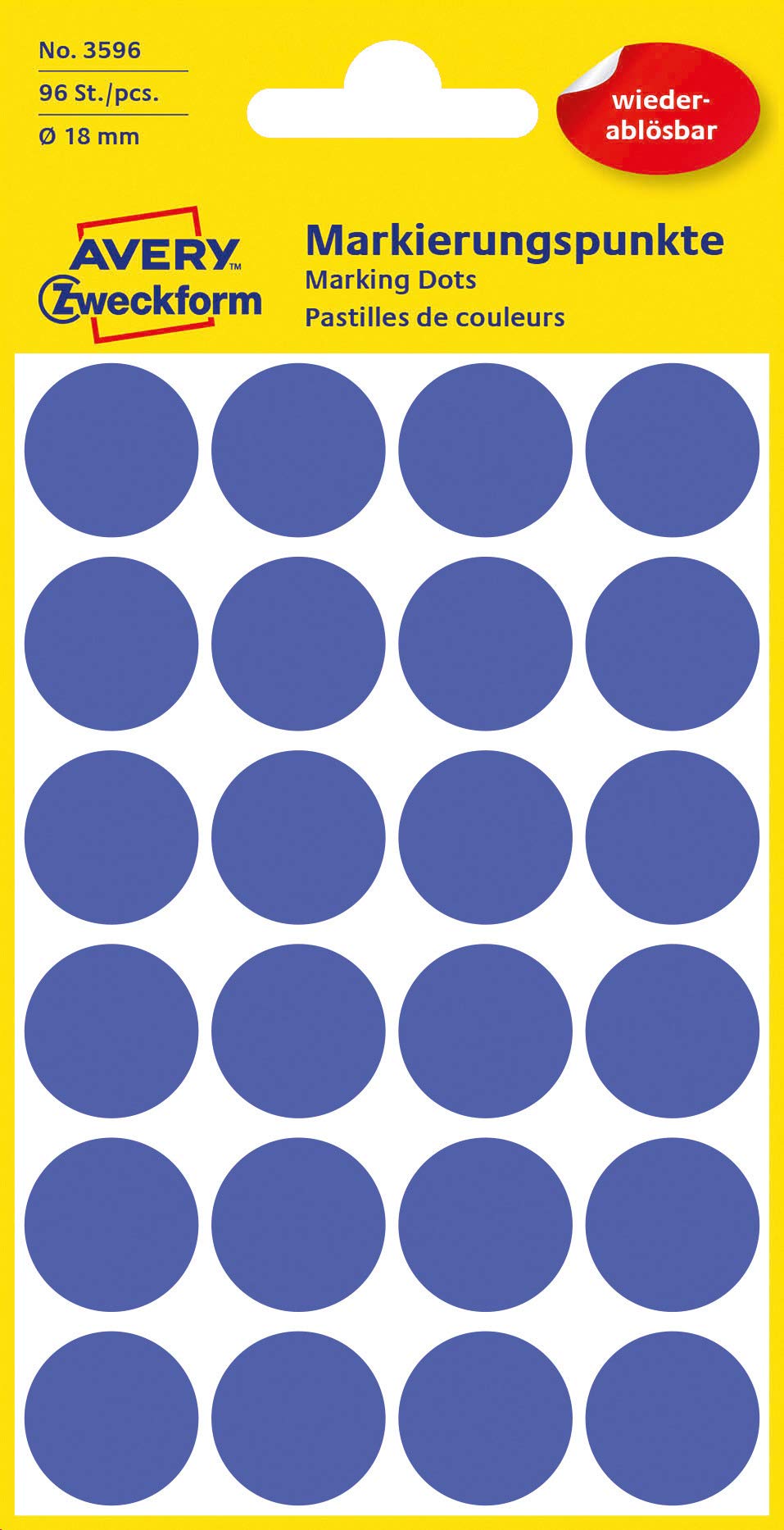 avery-zweckform-3596-markierungspunkte-18mm-blau-abl-sbar-96-st-ck image 1