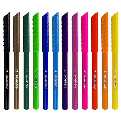 kores-korellos-filzstifte-konische-spitze-waschbar-12-farben-set image 7