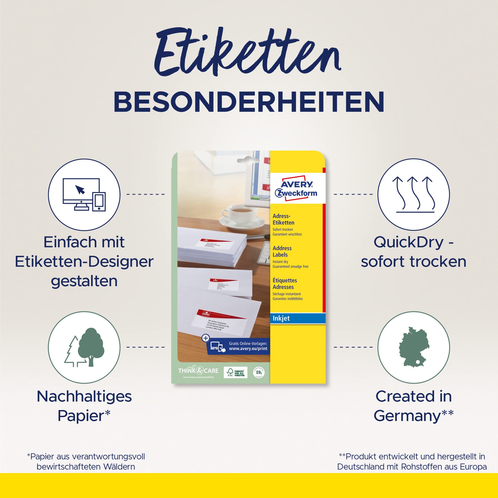 avery-zweckform-j8160-10-adressetiketten-63-5x38-1-mm-210-bedruckbare-aufkleber- image 2