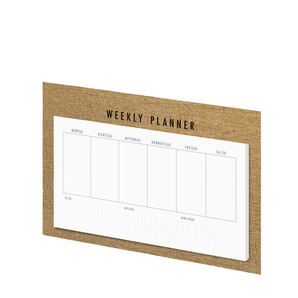 r-ssler-weekly-planner-wochenplaner-haselnuss-braun image 1