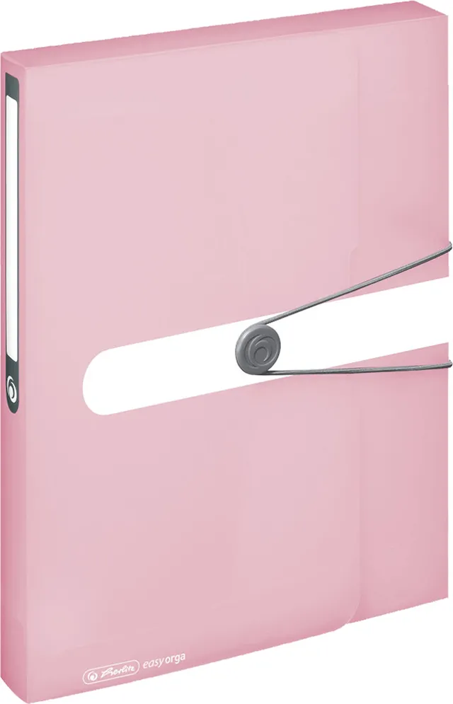 herlitz-sammelbox-a4-pp-folie-ros-transparent-4-cm-r-cken image 1