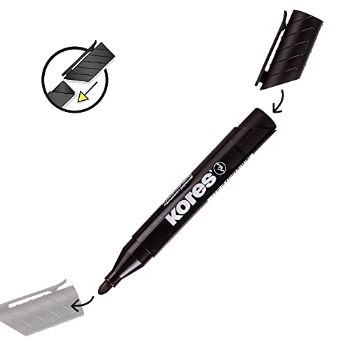 kores-k-marker-xp1-permanent-marker-blau-rundspitze-12-st-ck image 8