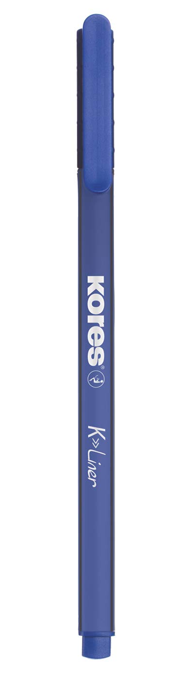 kores-k-liner-fineliner-0-4-mm-blau-12-st-ck image 2