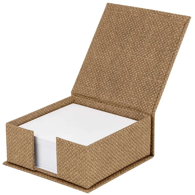 r-ssler-s-o-h-o-zettelkasten-mit-deckel-11x11-cm-250-blatt-haselnuss-braun image 1