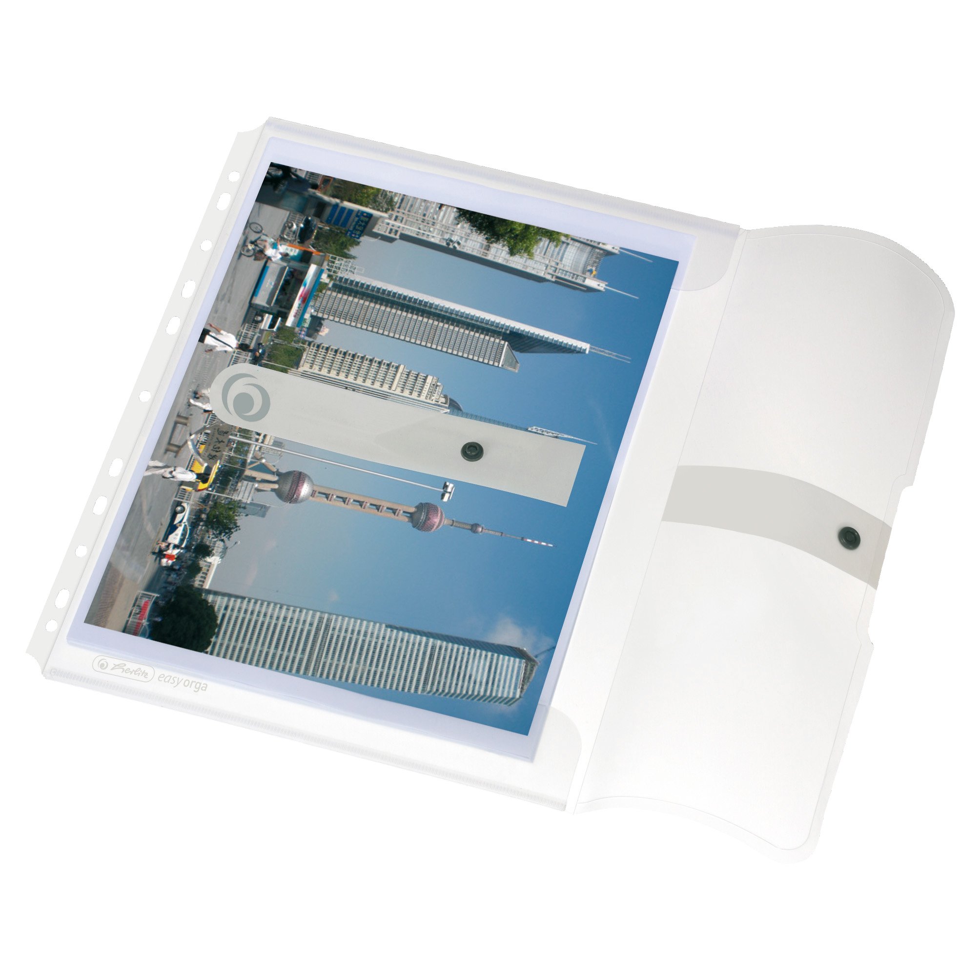 herlitz-11292935-dokumententasche-a4-zum-abheften-pp-folie image 2