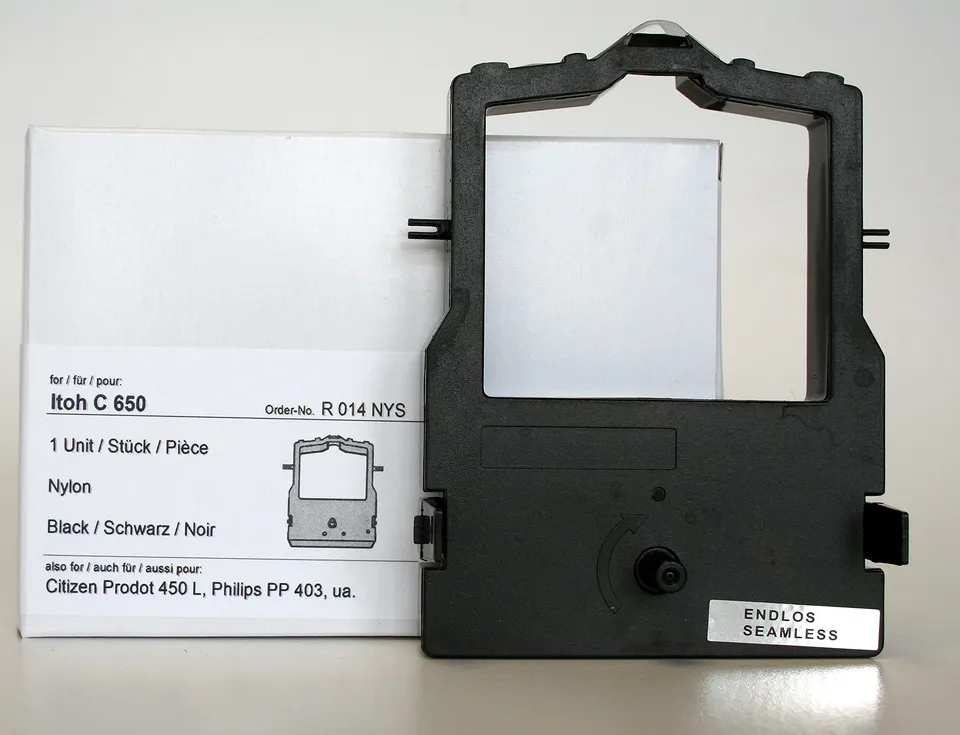 kores-nylon-farbband-schwarz-f-r-c-itoh-650-nadeldrucker image 1