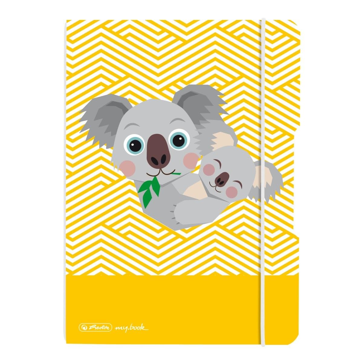 herlitz-my-book-flex-notizheft-a5-punktiert-40-blatt-motiv-cute-animals-koala image 1