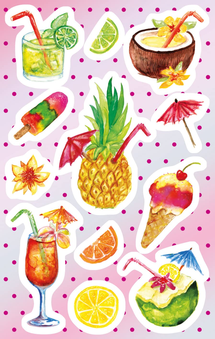 avery-zweckform-57048-z-design-deko-sticker-cocktail-24-aufkleber image 2