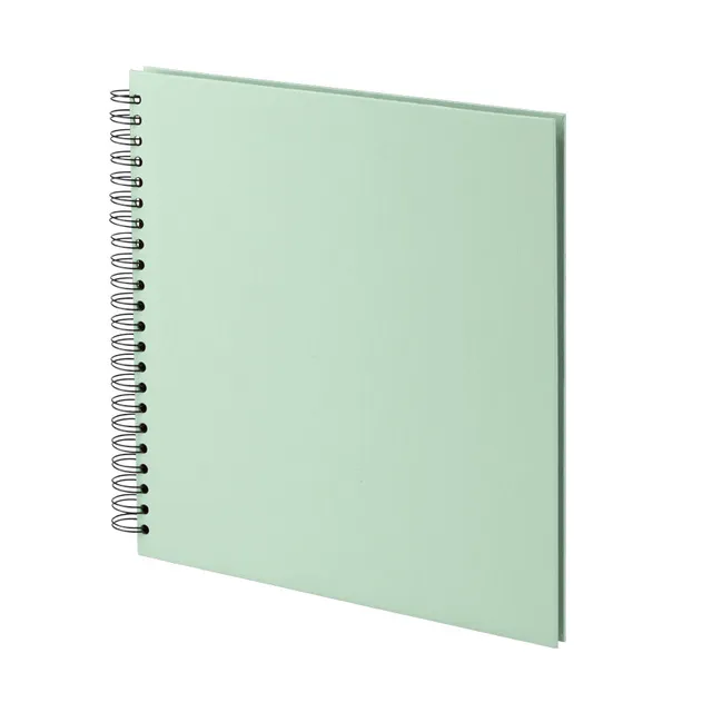 r-ssler-s-o-h-o-spiral-fotoalbum-31x30cm-60-schwarze-seiten-mint image 1